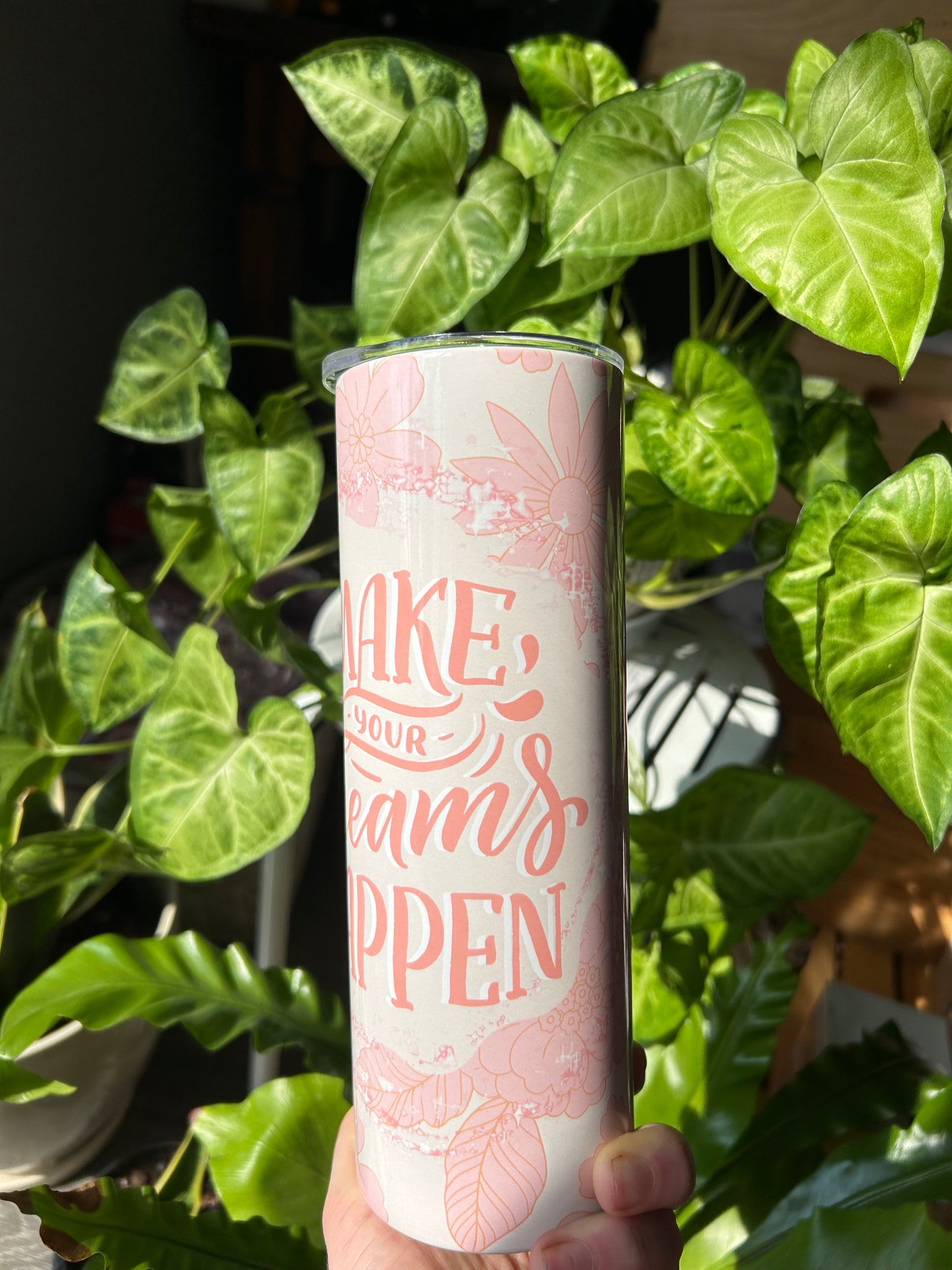 20 OZ DREAMS HAPPEN TUMBLER