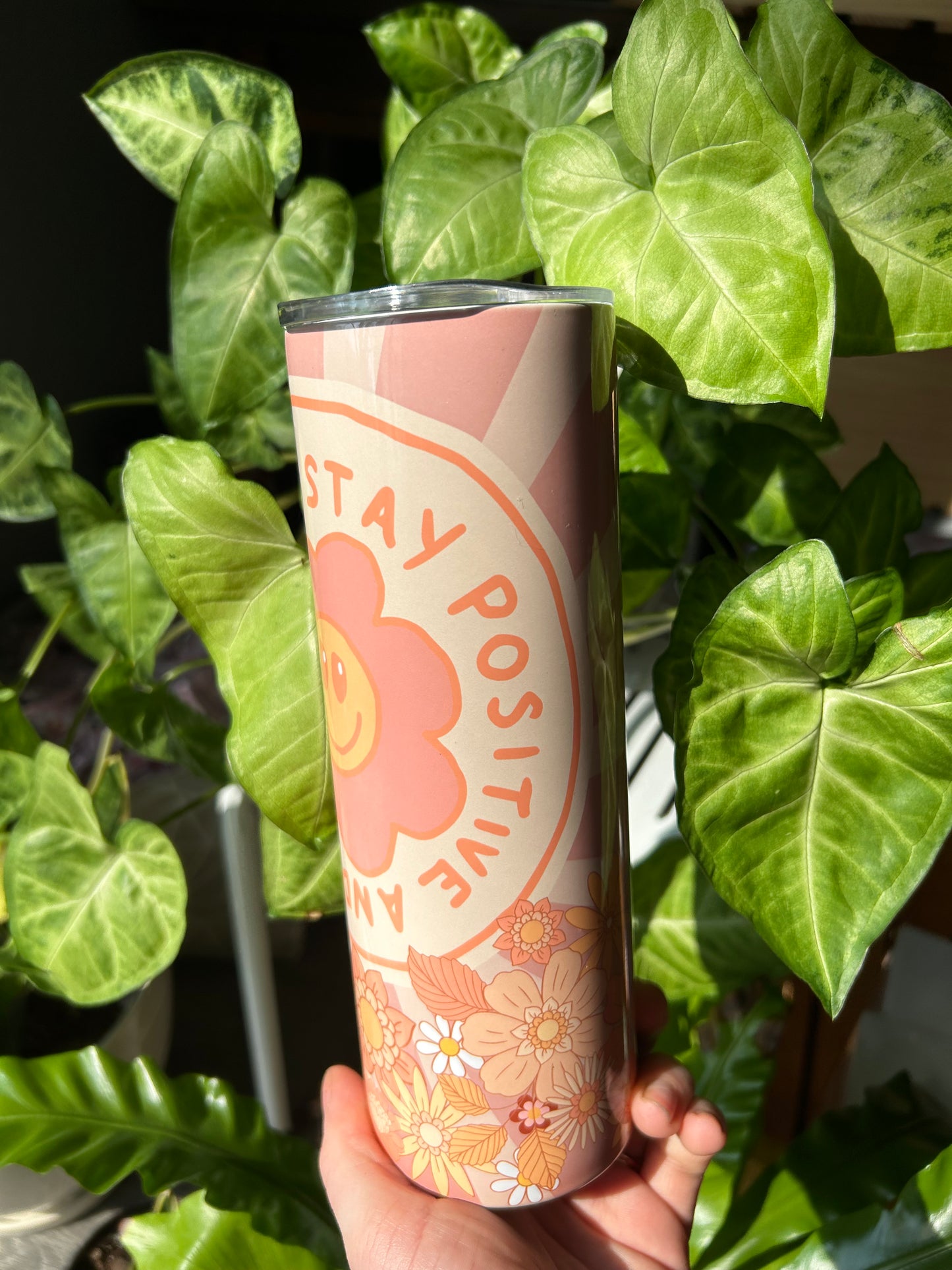 20 OZ STAY POSITIVE TUMBLER