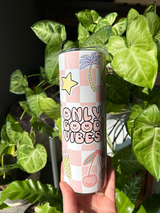 20 OZ GOOD VIBES TUMBLER