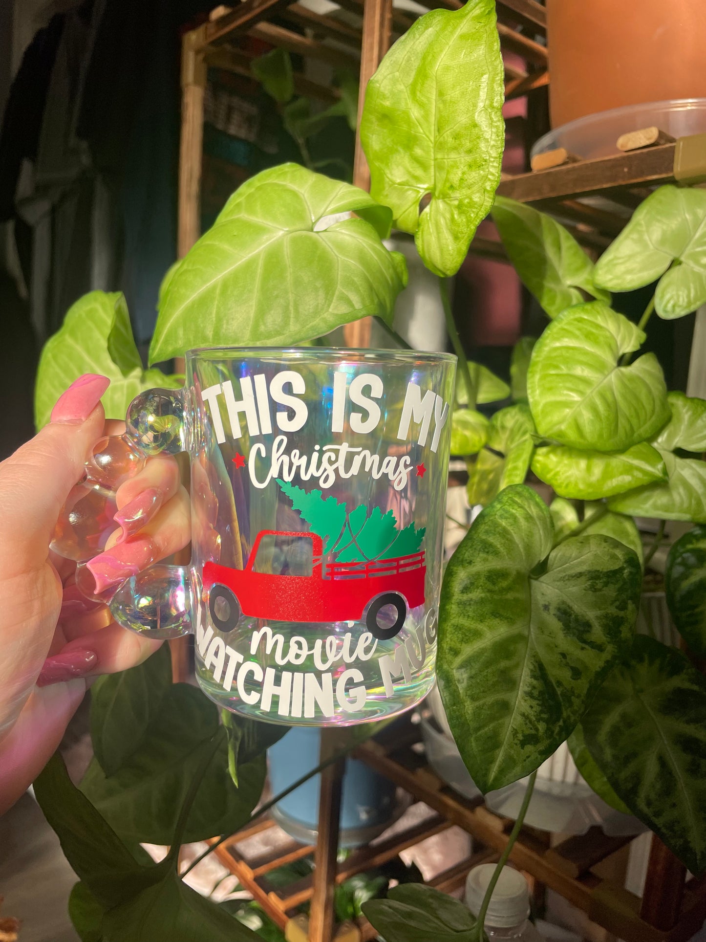 12 oz Xmas Movie Glass Mug